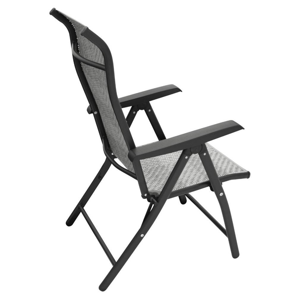 Garten Klappsessel Set in Grau - Adagios (2er Set)