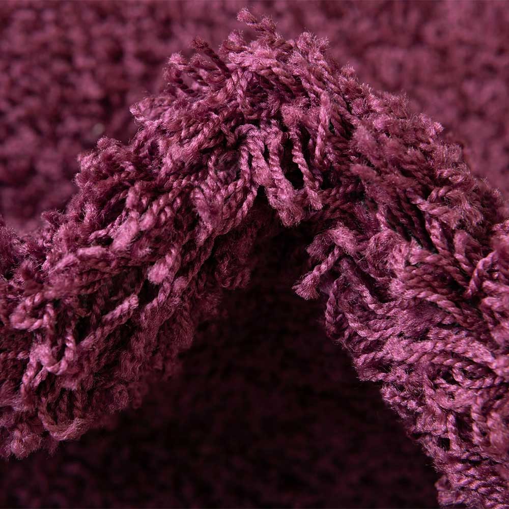 Hochflor Teppich oder Läufer in Violett - Zelio