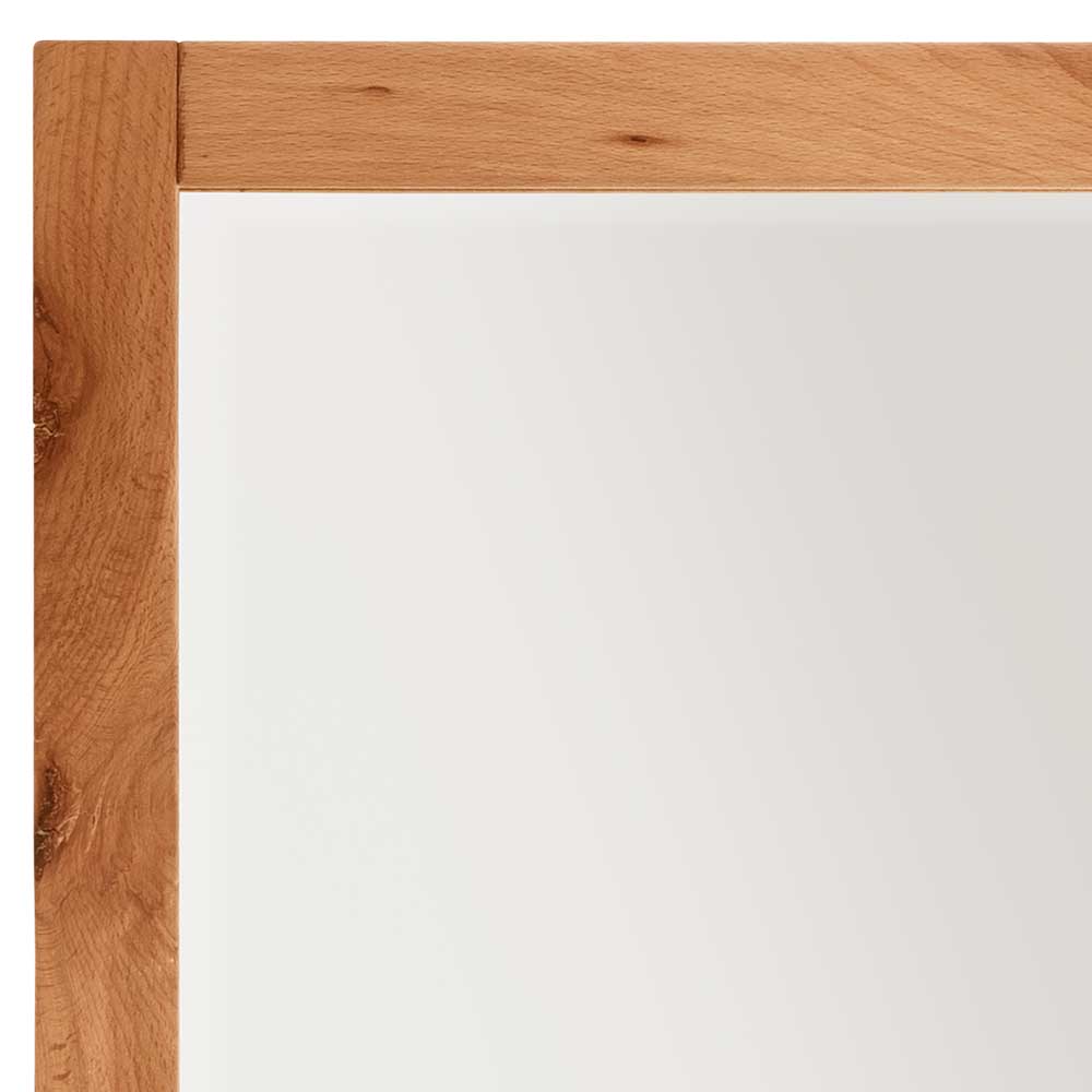 Rechteckiger Spiegel mit Massivholz Rahmen - Dimphi