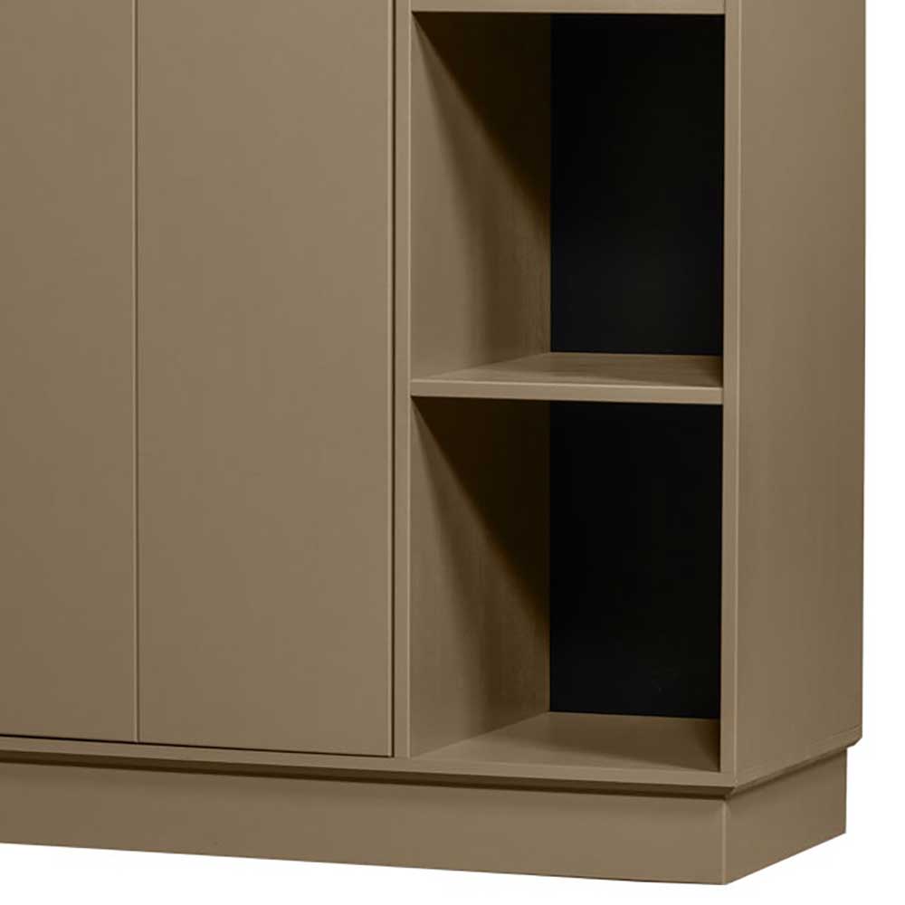Teilmassiver Schrank in Schlammfarben - Isle
