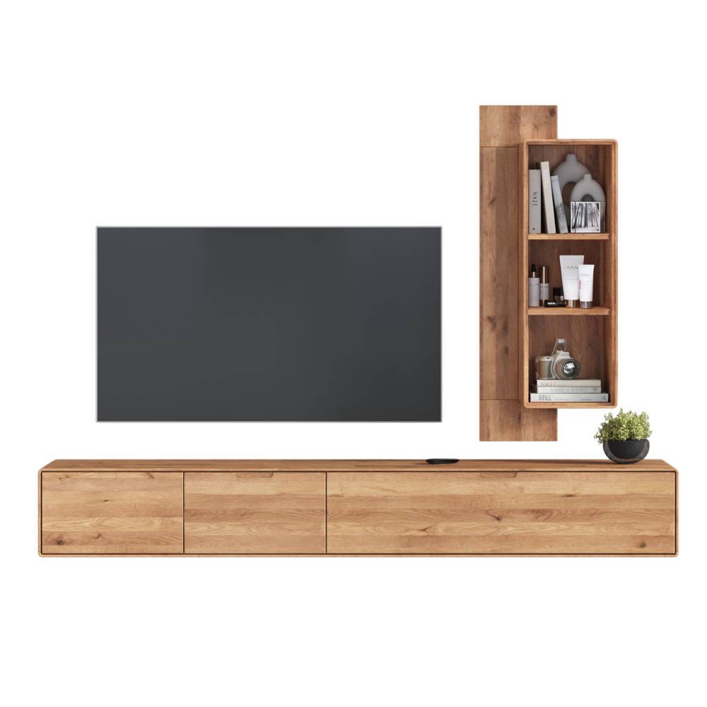 Massivholz Design-Wohnwand Möbelset - Holiday (zweiteilig)