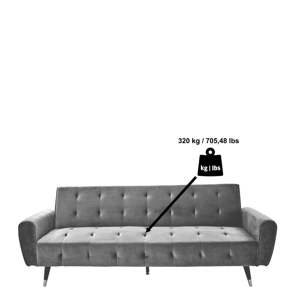 Schlafcouch in Offwhite Boucle - Omegon
