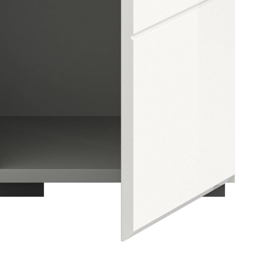 Bad-Unterschrank mit Fach und Tür - Queenlo