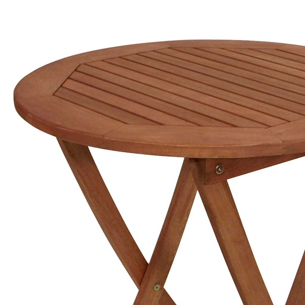 65cm runder Gartentisch aus Eukalyptusholz - Electra