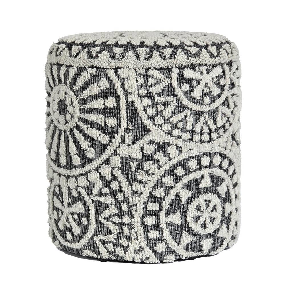 Boho Sitzhocker mit großem Muster - Esimane