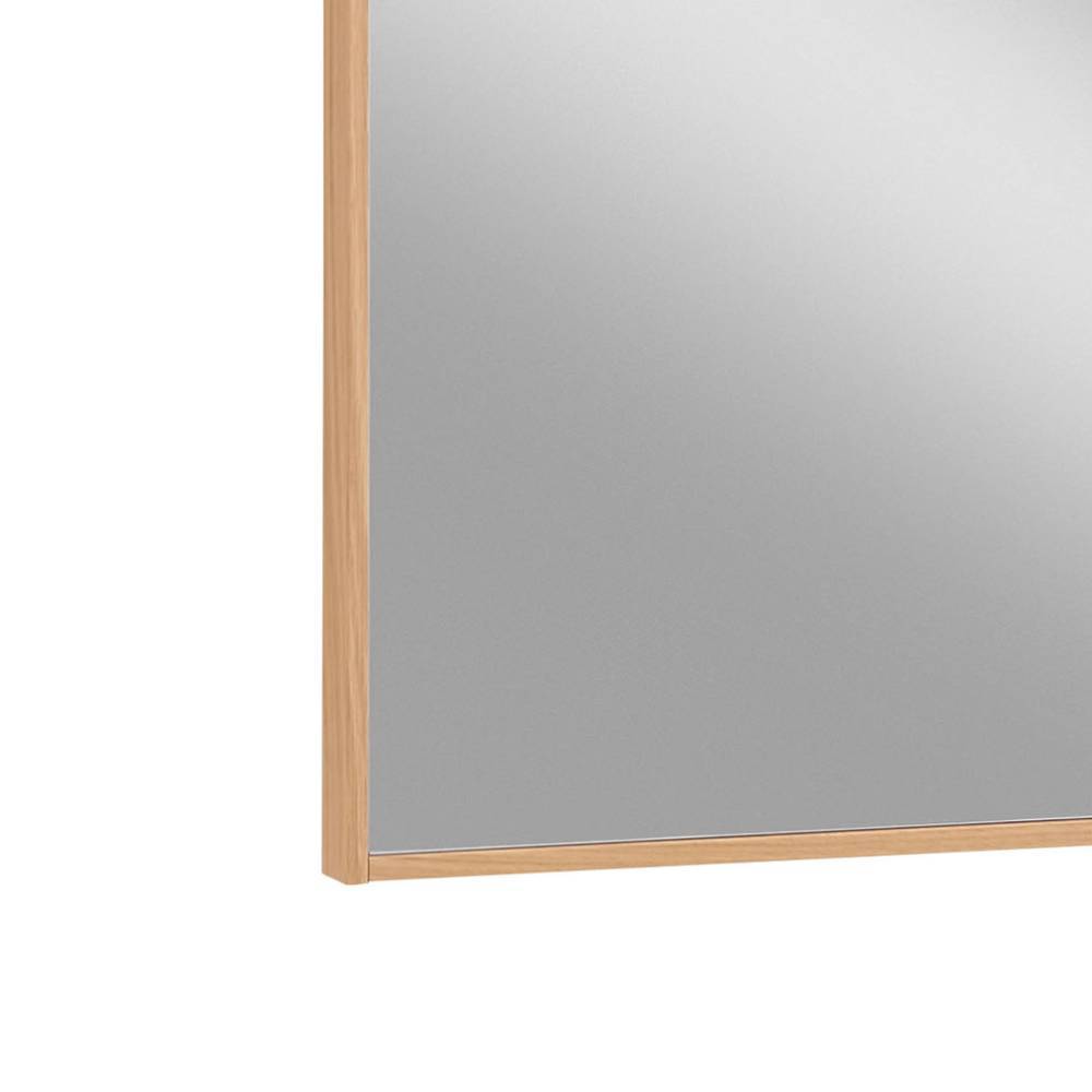 Eiche Bianco Furnier Rahmen des Wandspiegels, natürliches Holzdesign – Nova
