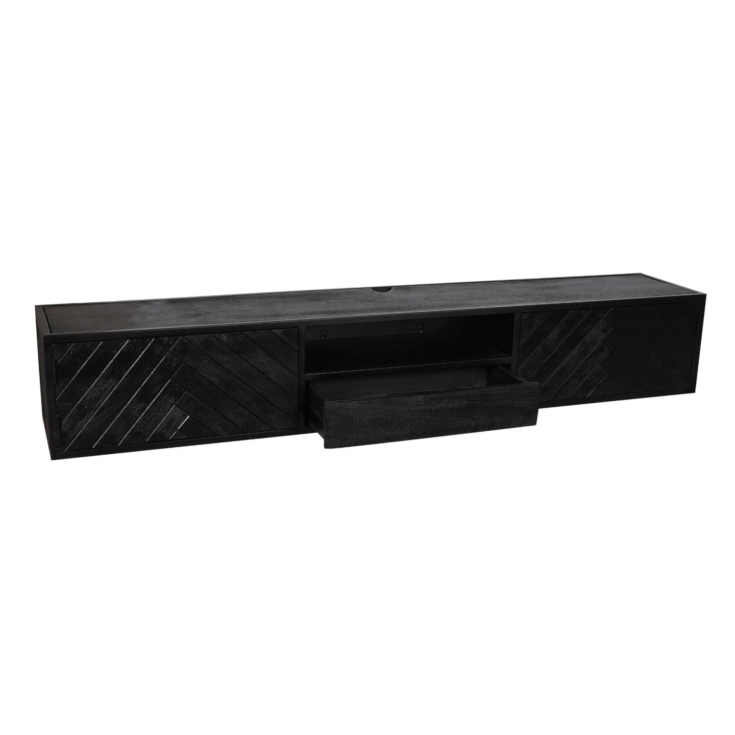 langes TV Board mit offener Mitte - Lida II