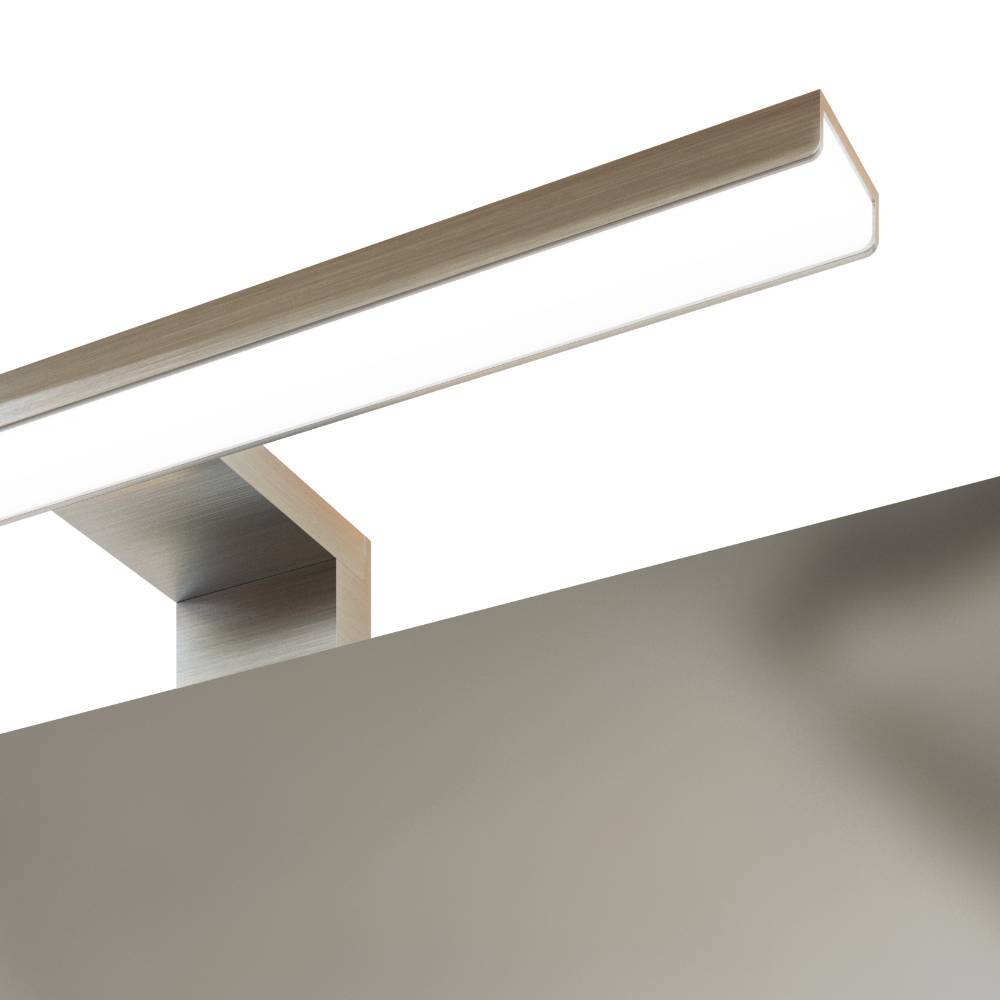 80cm Bad-Spiegelschrank in Mattweiß - Yvonja