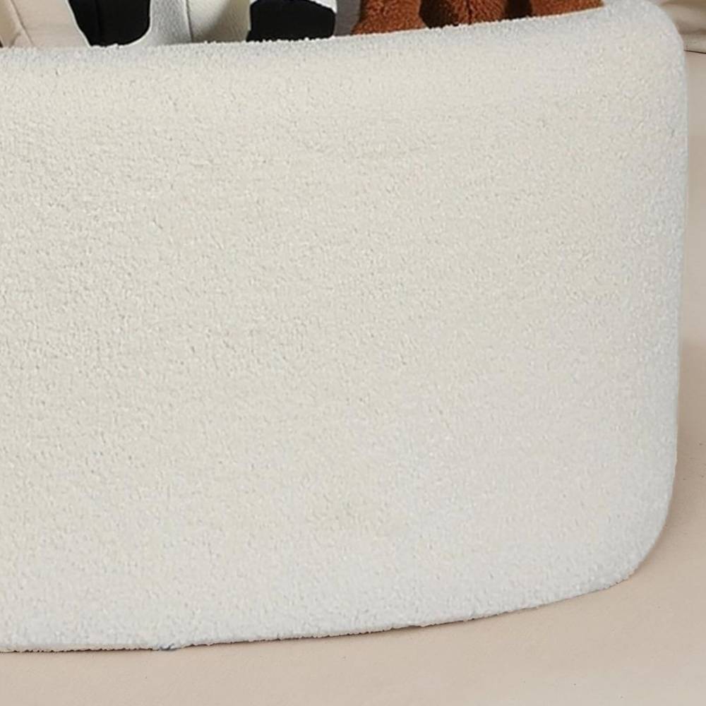 Ovaler XL Hocker mit Stauraum-Truhe - Barracin