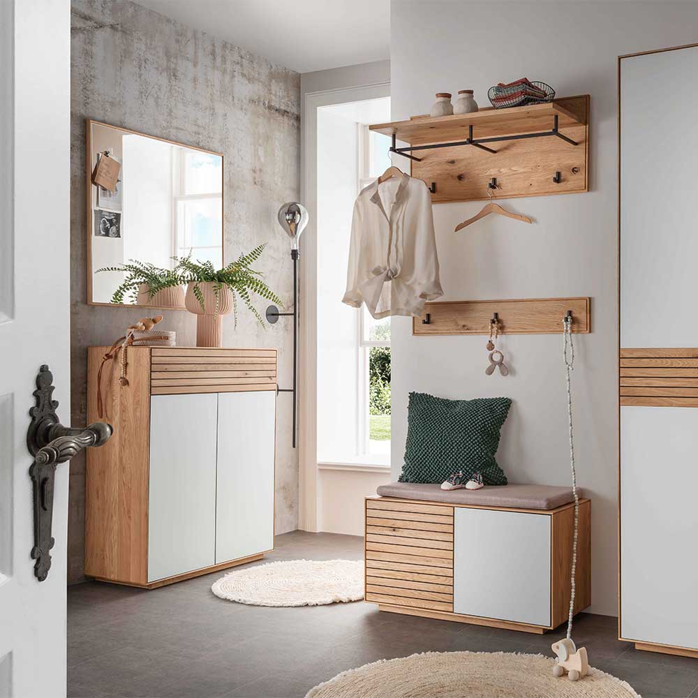 Kombi-Kommode aus Asteiche Massivholz - Zonga