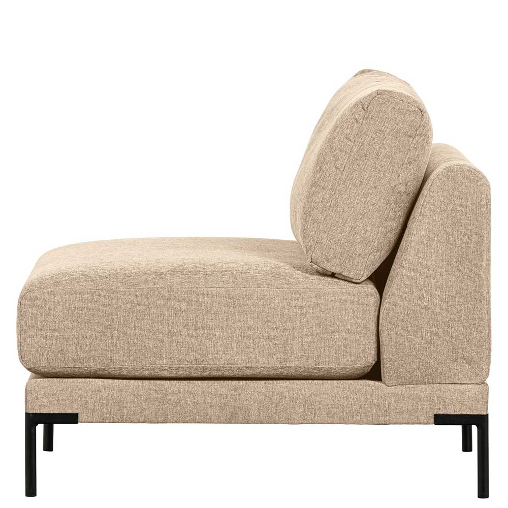 Sofamodul in Beigegrau Chenille - Paola