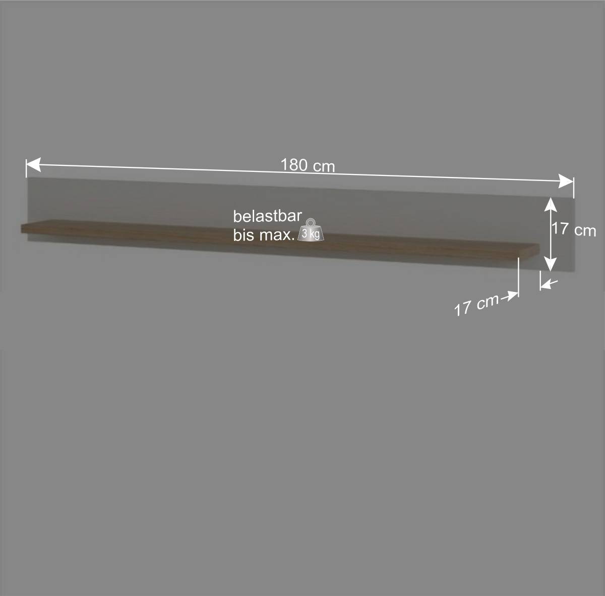 Highboard und TV-Board und Wandboard Set - Ovidio (dreiteilig)