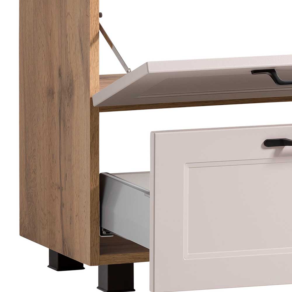 Waschbeckenschrank in Hellgrau - Trioto