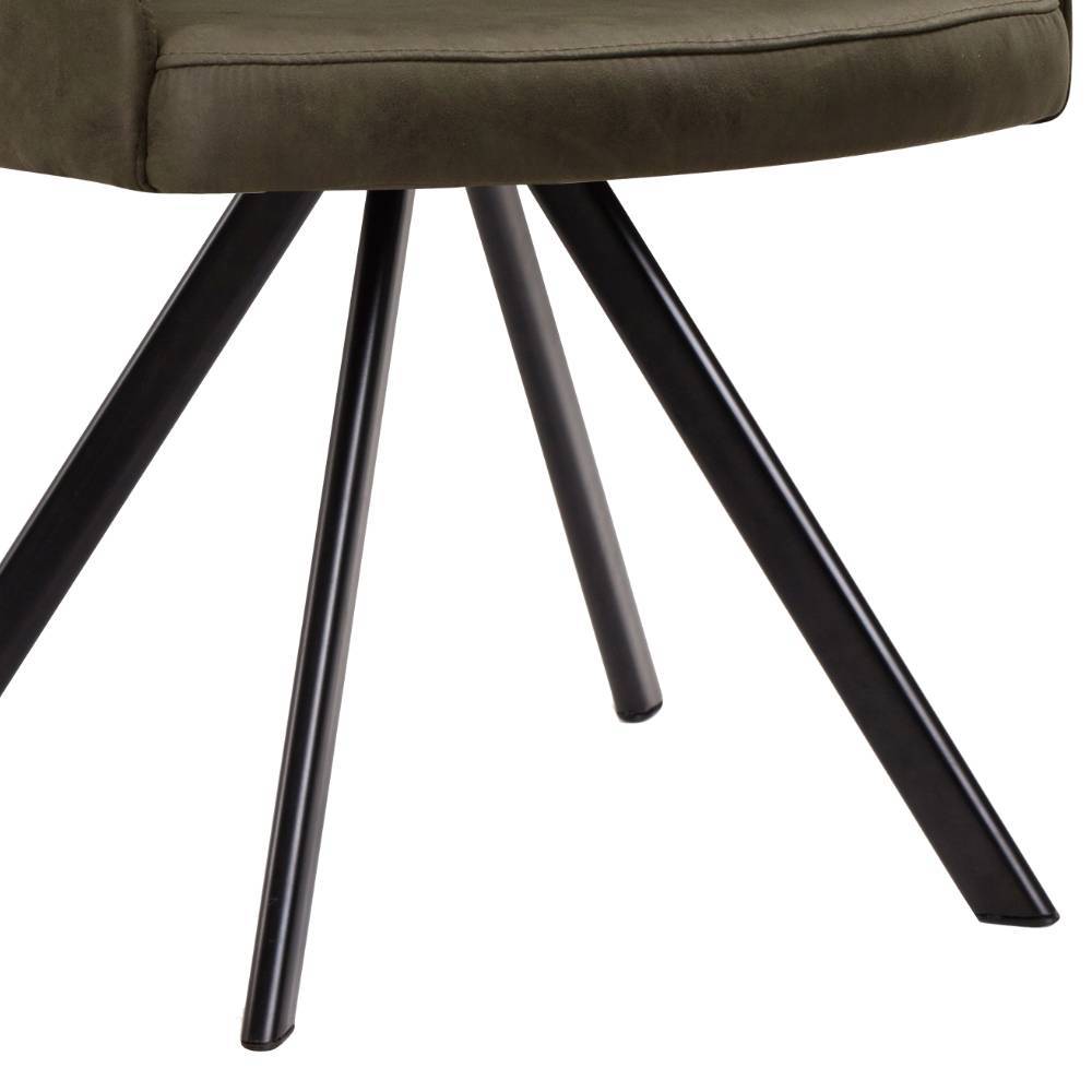Drehbarer Tischsessel in Khaki - Linz