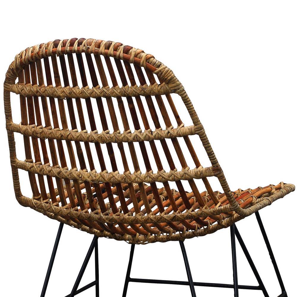 Esstischgruppe mit Rattanstühlen - Galadira (fünfteilig)