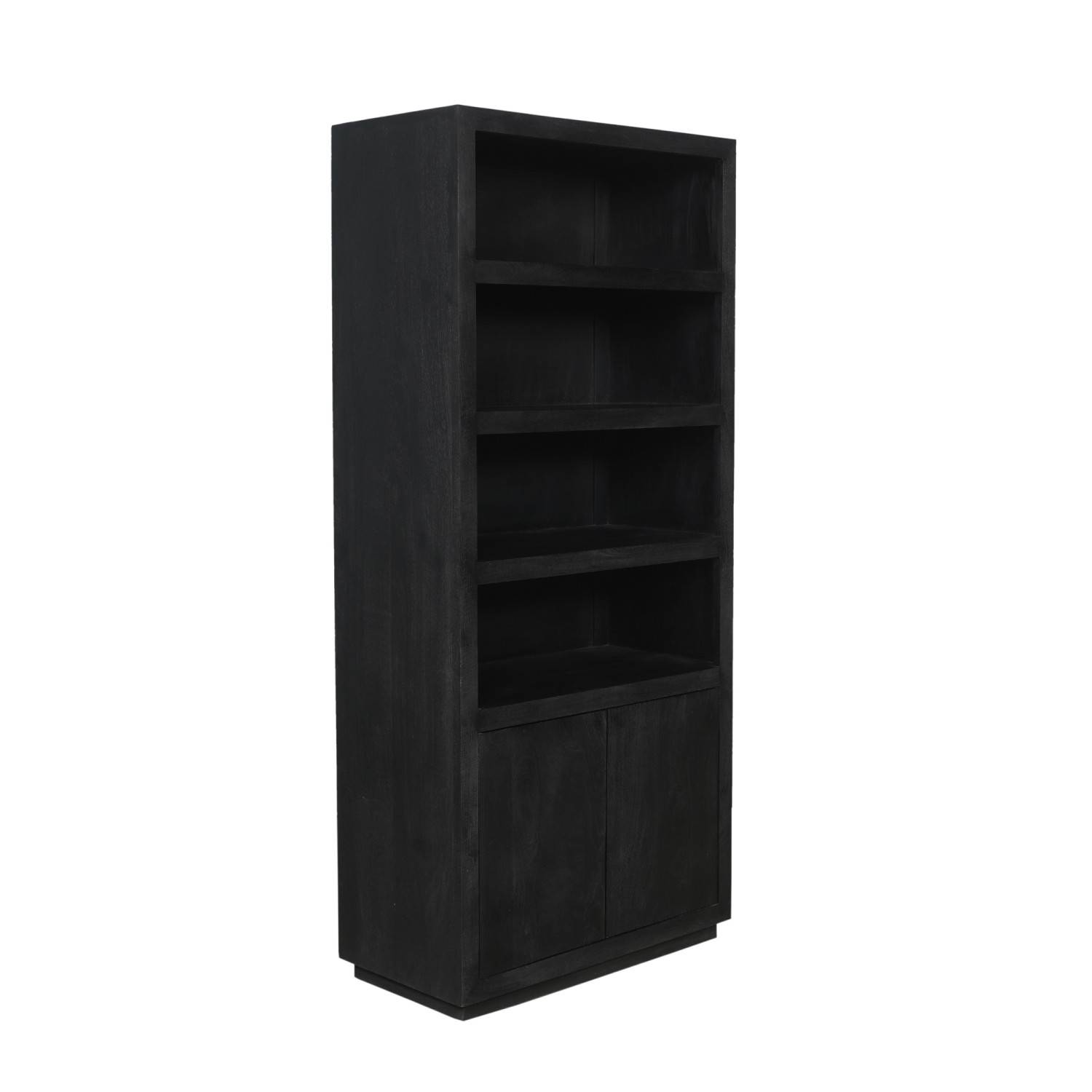 Hohes Bücherregal mit schwarzem Finish - Trapper