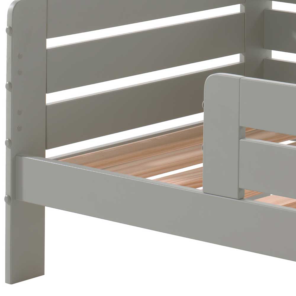Modernes Kinderbett mit Rausfall-Schutz - 140x70 - Naosa