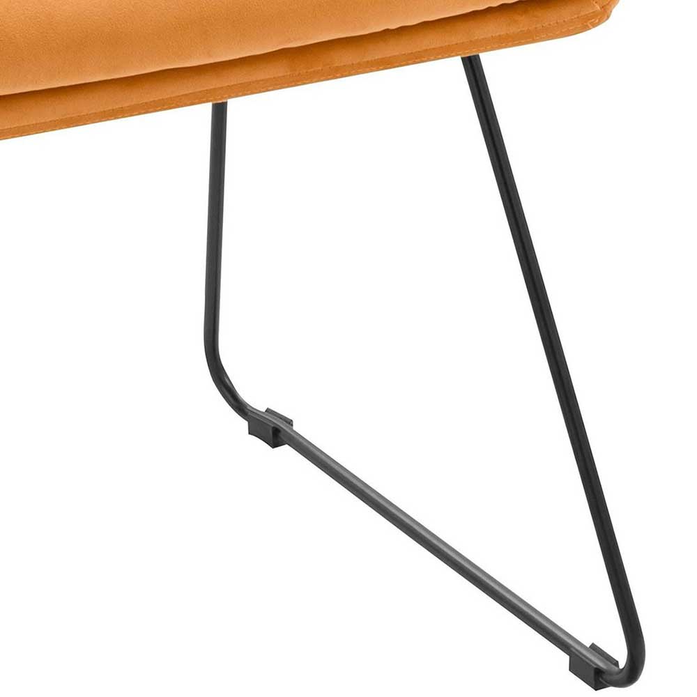 Halbrunder Tischsessel mit Bügelbeinen - Barlee