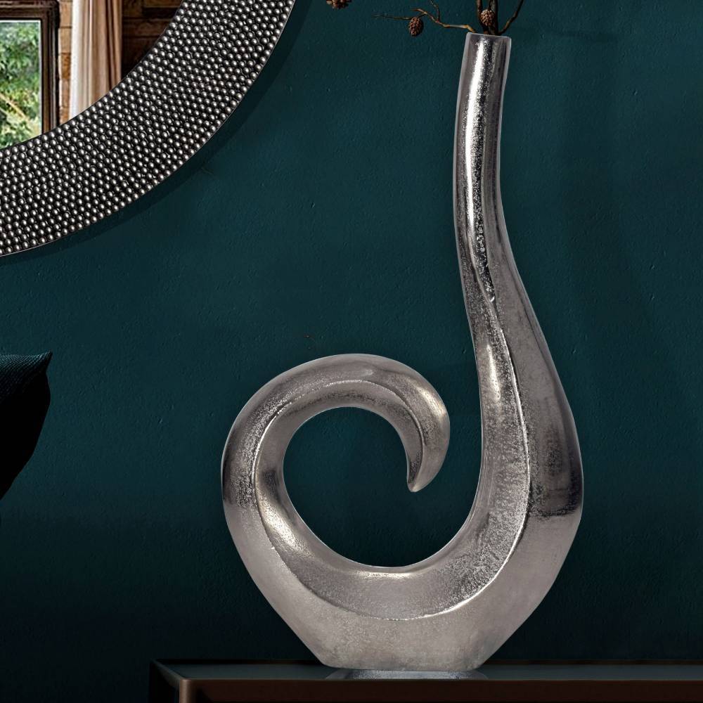 Design-Blumenvase in Silber - Partiona