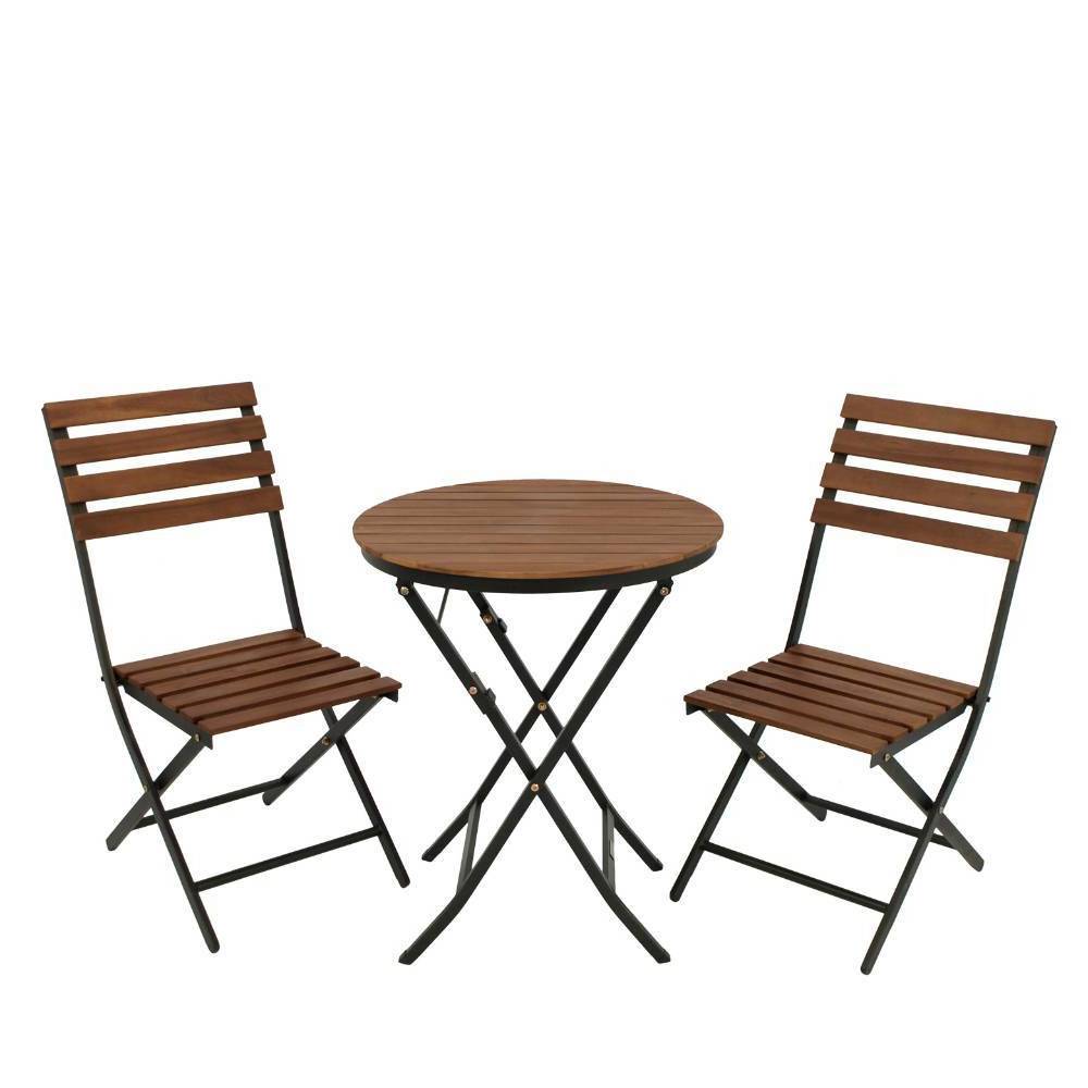 Balkon Biergarten-Set klassisch - Mendoza (dreiteilig)