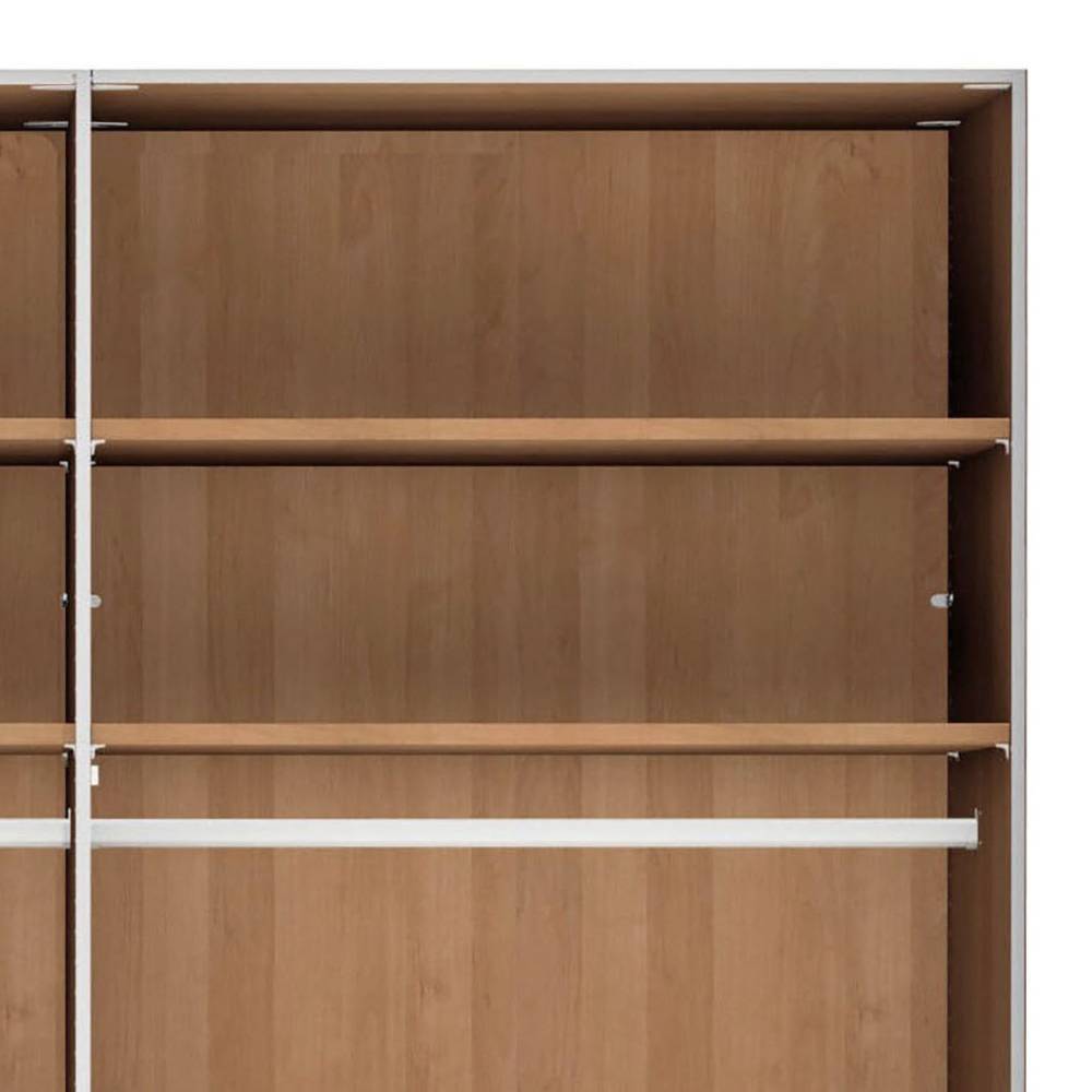 5-türiger Kleiderschrank mit Glasfront - Angelina