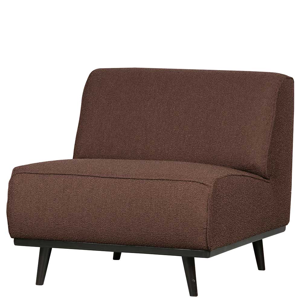 Lounge Sessel ohne Armlehnen in Braun Buklee - Jenny