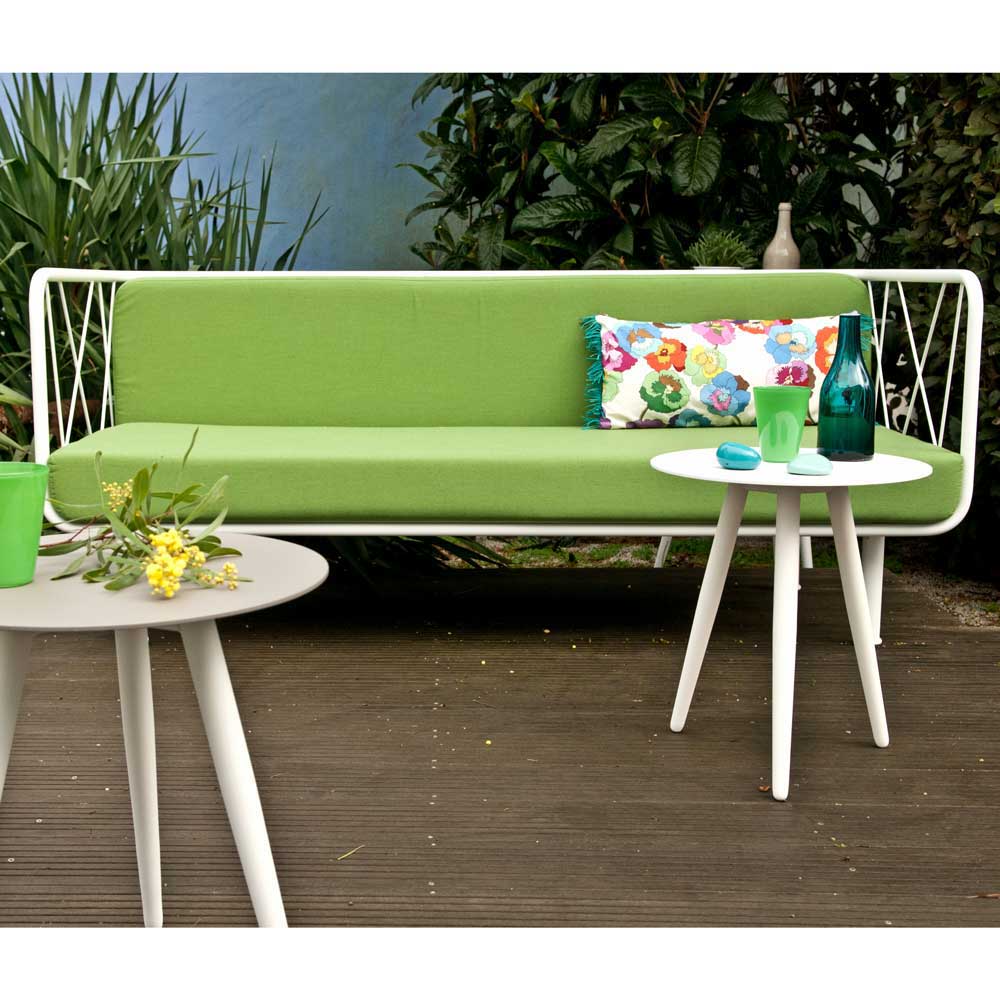 Retro Design Sofa mit 3 Sitzplätzen - Ambon