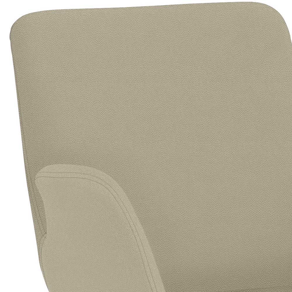 Armlehnen Barstuhl in Taupe & Schwarz - Paigton