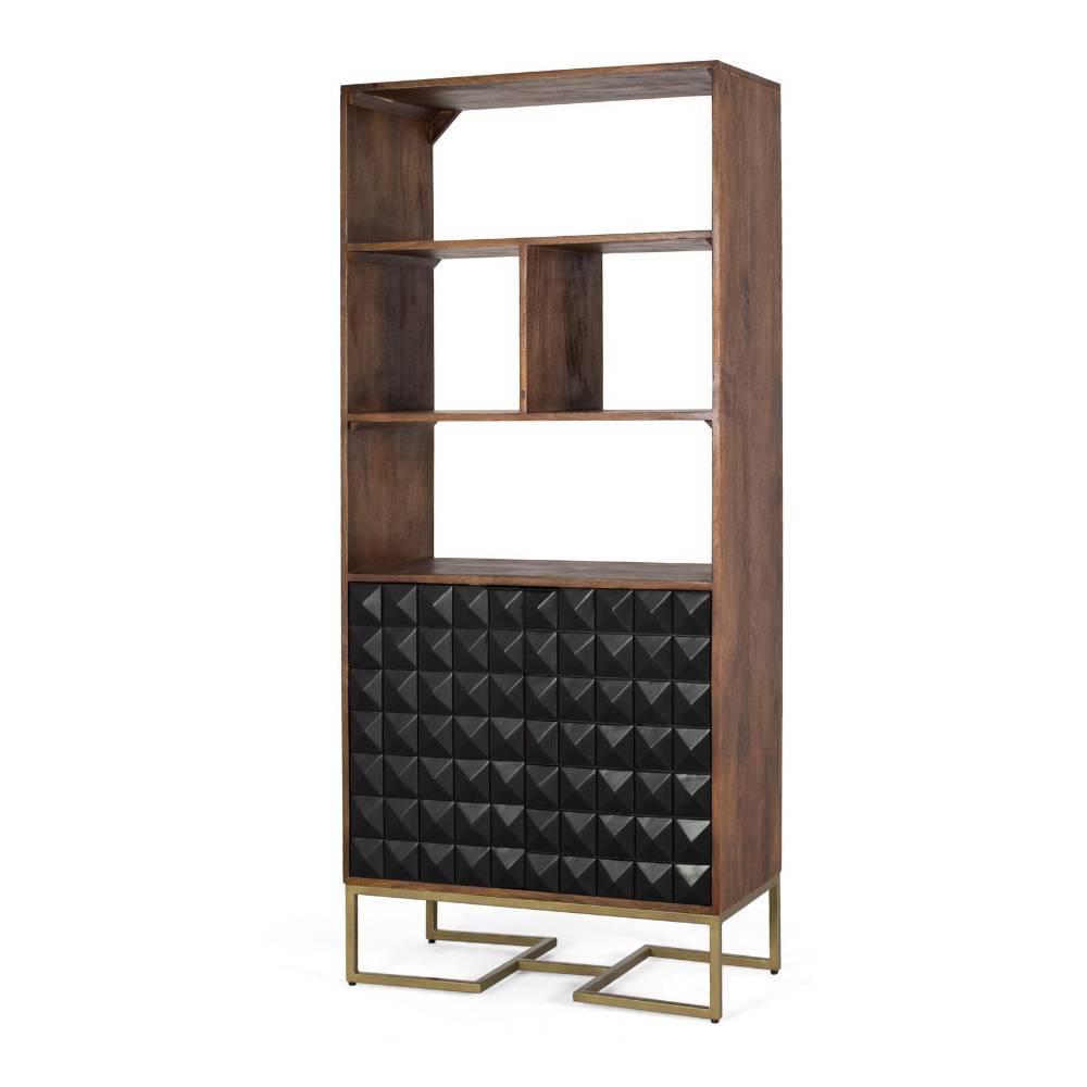 Design Standregal mit vier offenen Fächern - Crabina