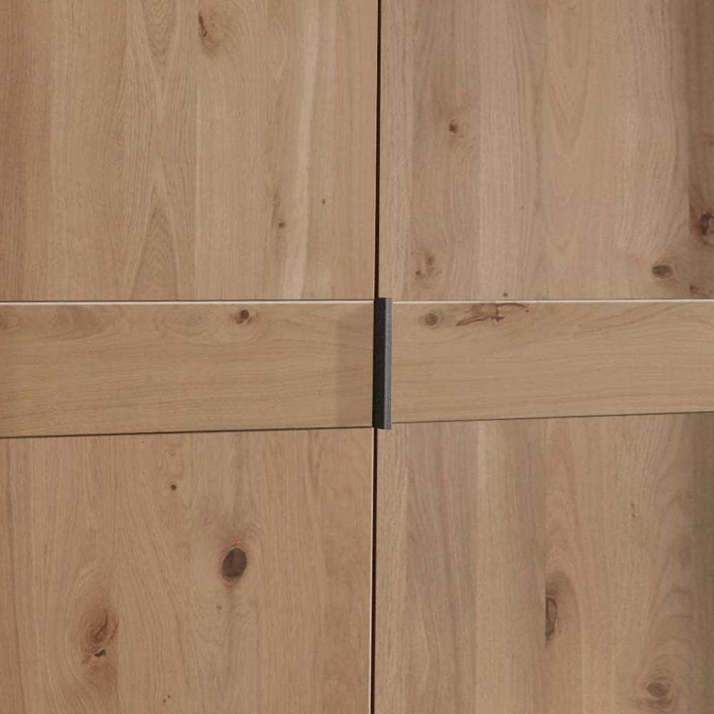 8-türiger Schrank in Eiche Bianco - Yanicas