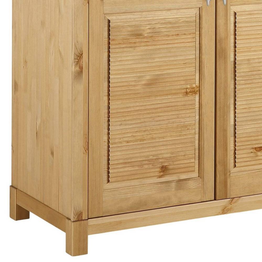 2-türiger Schlafzimmerschrank aus Kiefer - Lavronica
