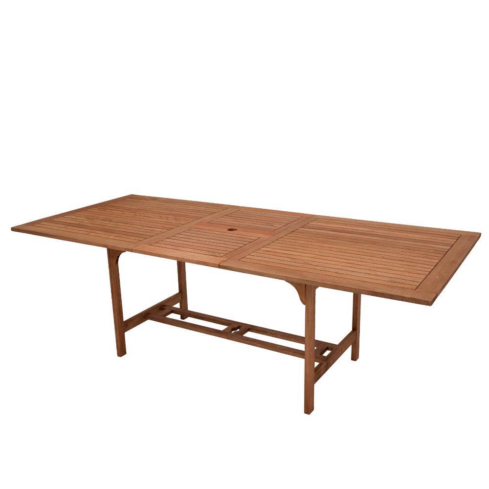Outdoor Ausziehtisch aus Eukalyptusholz - Acneza
