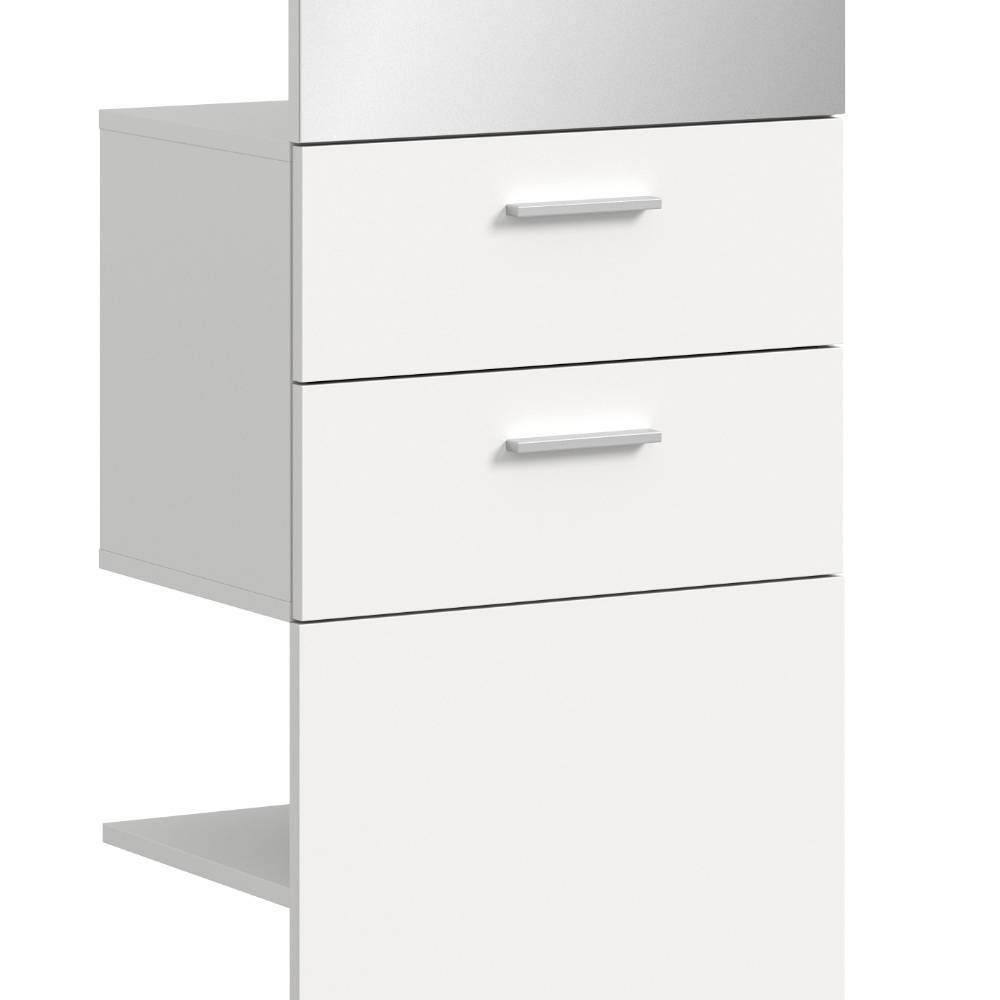 Garderobe mit Spiegel und Schubladen - Jarne