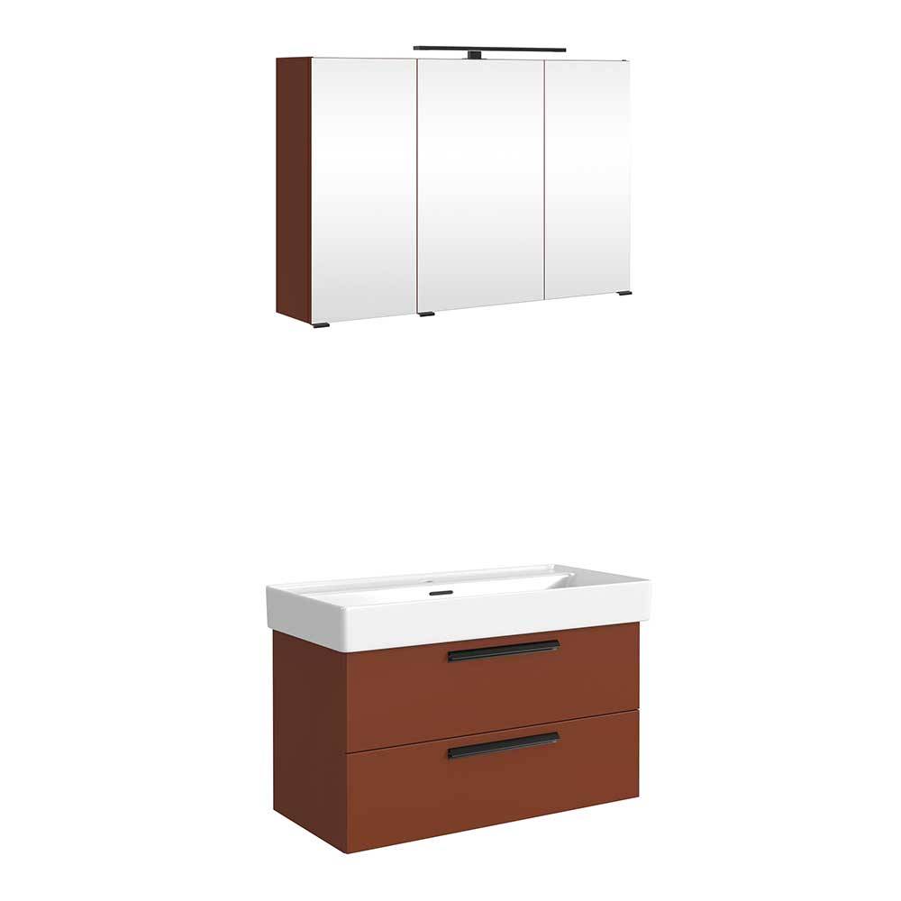 Waschtisch und Spiegelschrank Kombi - Exeler (zweiteilig)
