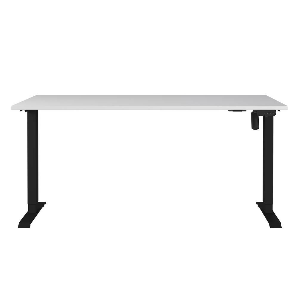 Höhenverstellbarer Bürotisch mit Motor - White