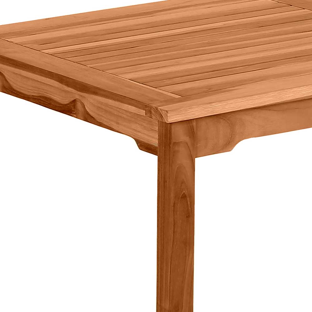 150x90 Holztisch für den Garten aus Teak - Klahuma
