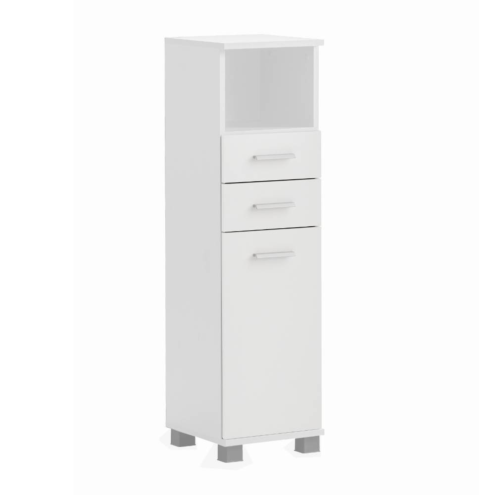 Badezimmer Schrank in Mattweiß - Hectoss