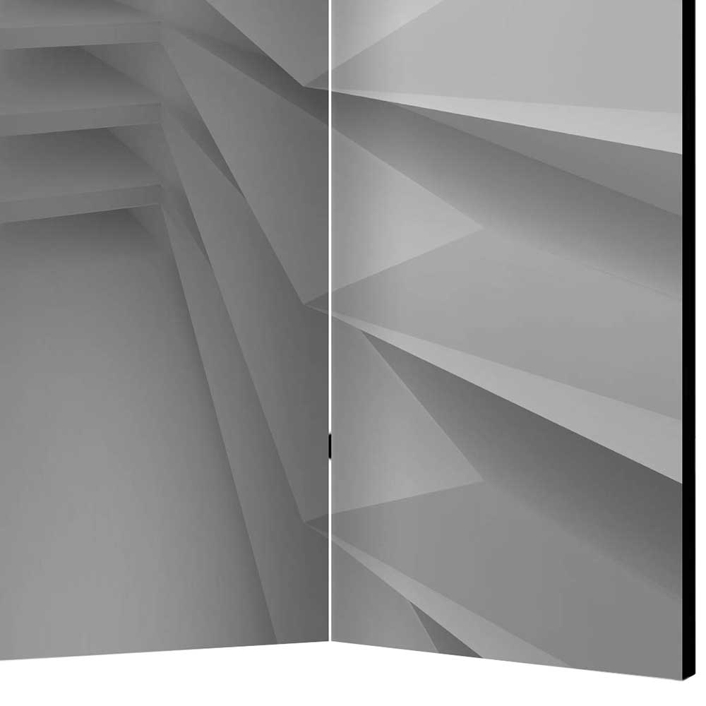 5 Elemente Paravent mit Leinwand Füllung - Tivegus