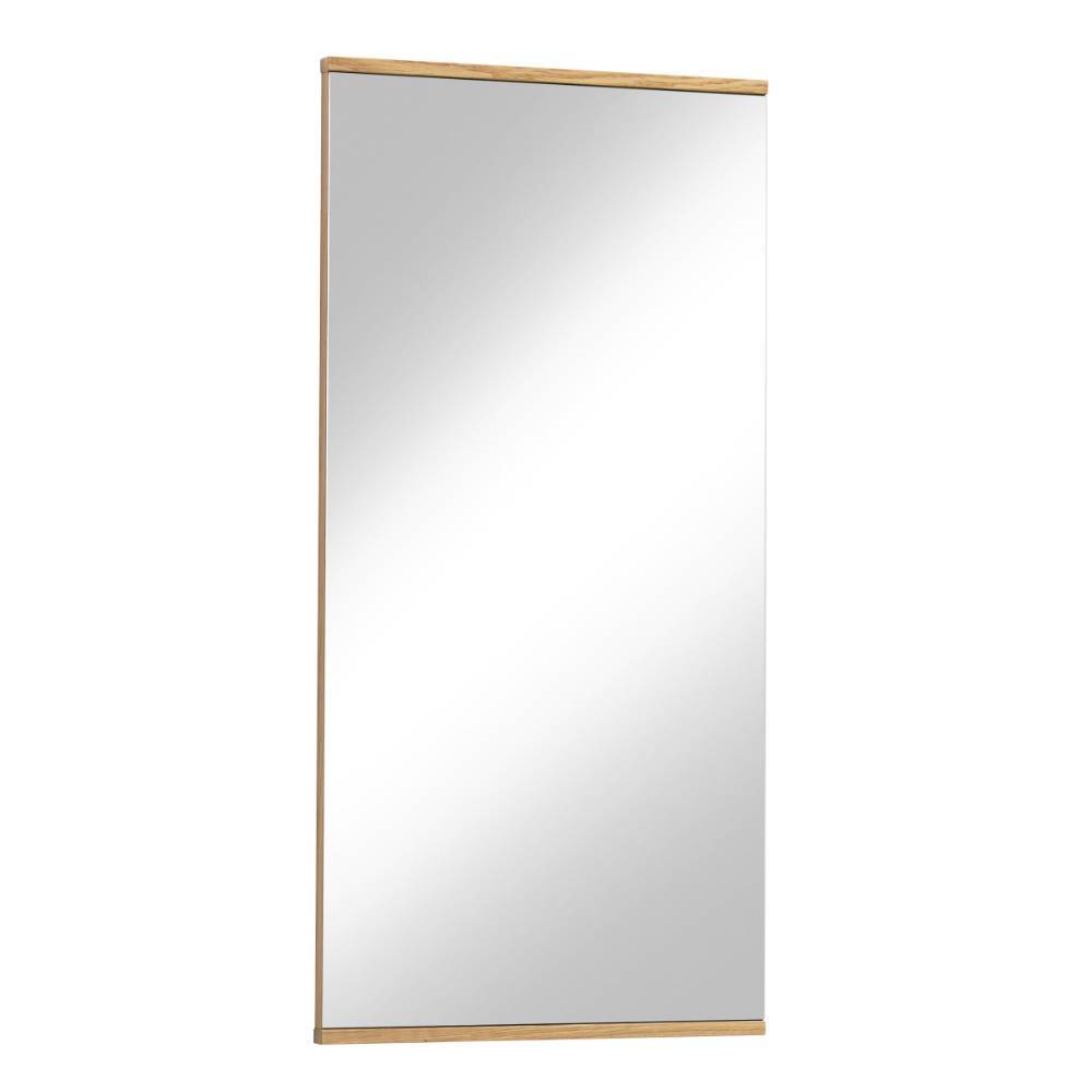 Rechteckiger Ganzkörperspiegel 41x82cm mit Massivholzrahmen aus Balkeneiche – Saniela