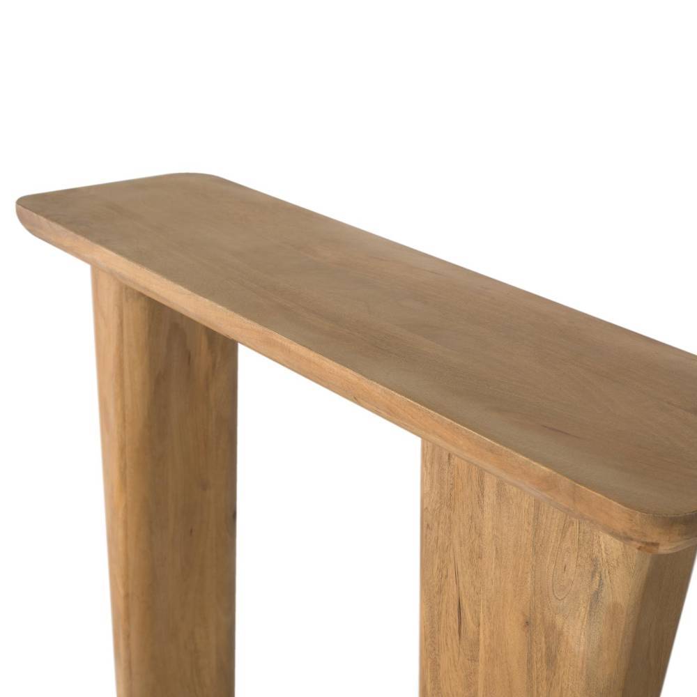 Design-Konsolentisch aus Mangobaum Massivholz - Jacqueline