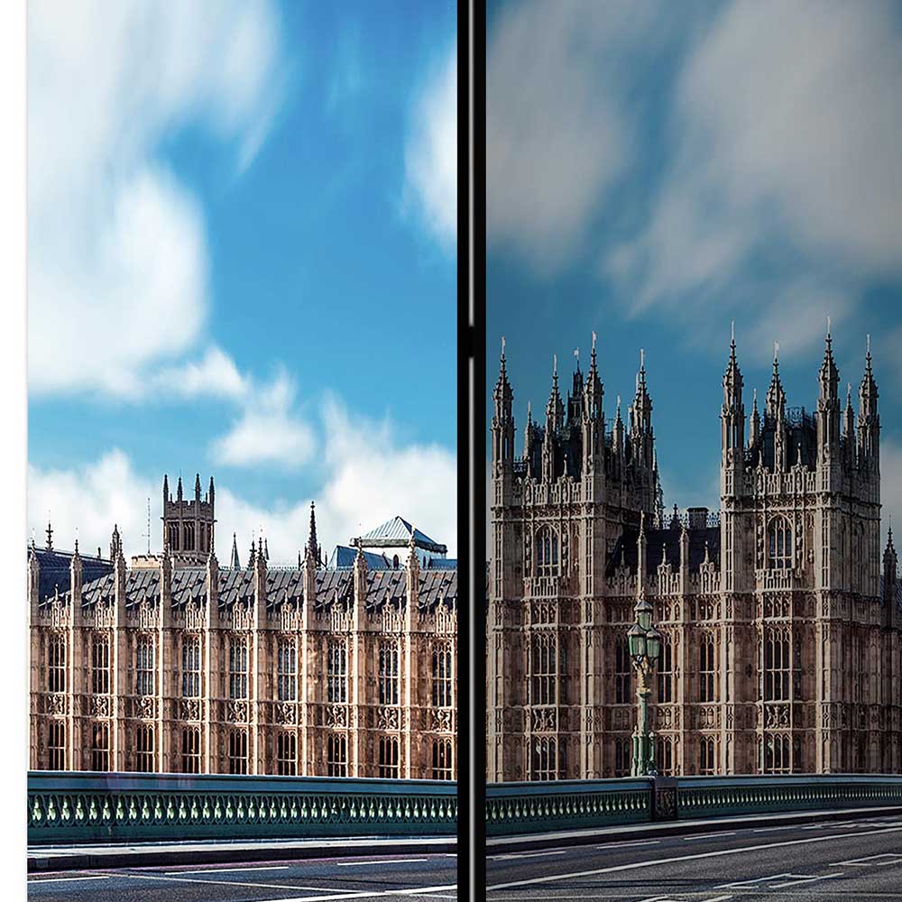London Raumteiler mit Big Ben Fotodruck farbig - Benguela
