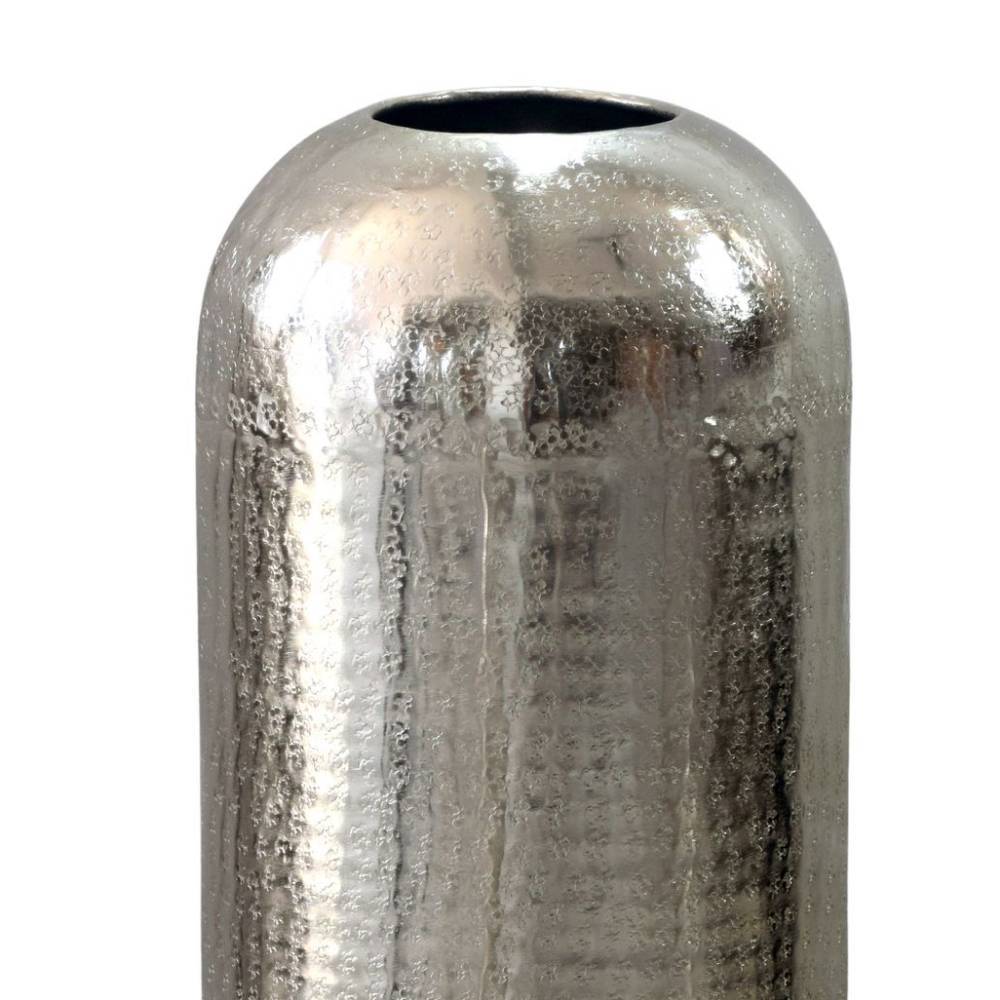 Bodenvase aus Aluminium in Silber - Gizmeal