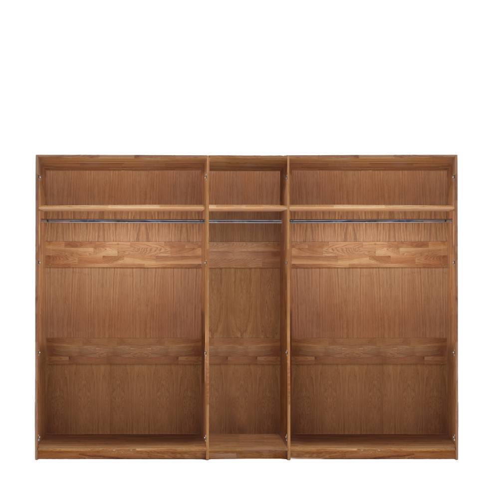 Massivholz Kleiderschrank aus Wildeiche geölt - Martinez