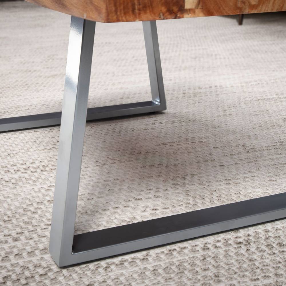 Design-Couchtisch mit Natur-Baumkanten - Haruki