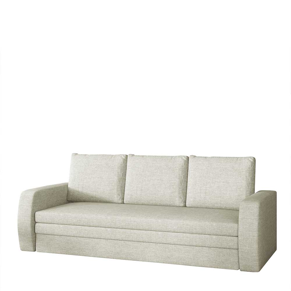 Dreisitzer Schlafcouch in Beige - Saltenas