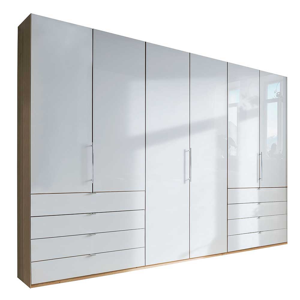 Komplettschlafzimmer in Eiche Bianco - Nuetran (vierteilig)