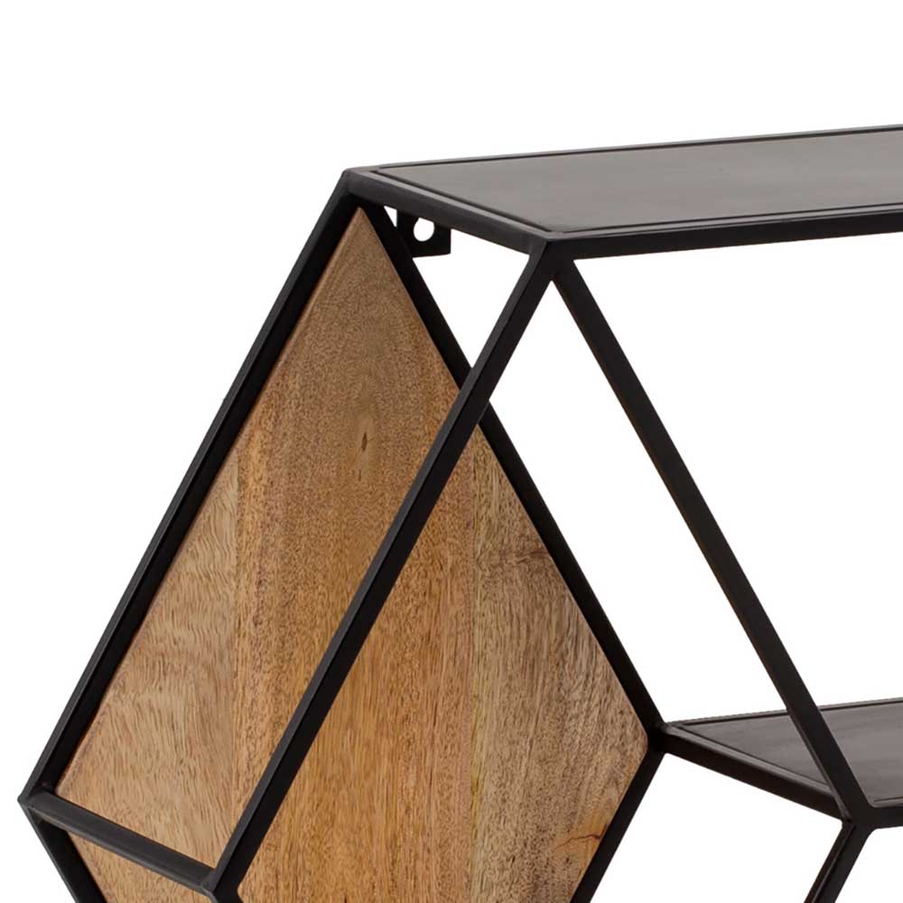 Sechseckiges Wandregal modern - Flints