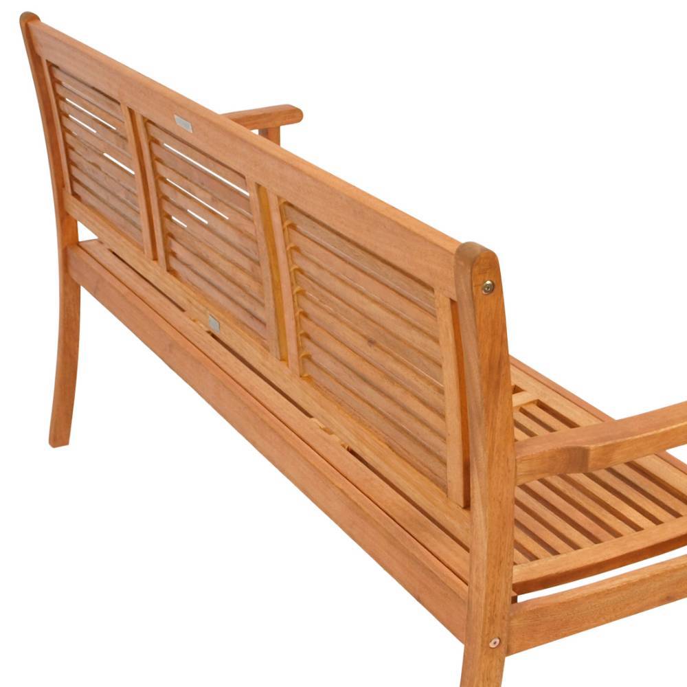 Holz-Gartenbank mit drei Sitzplätzen - Nova