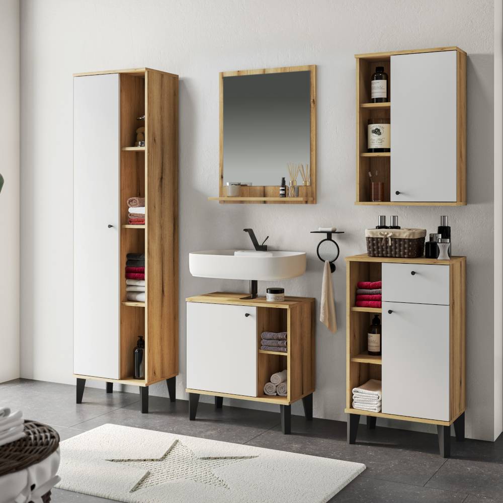 Badezimmer Komplett-Einrichtung Set - Naviron (fünfteilig)