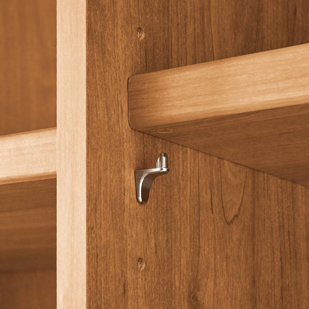 236 cm hoher Schlafzimmerschrank teilmassiv - Dilacco